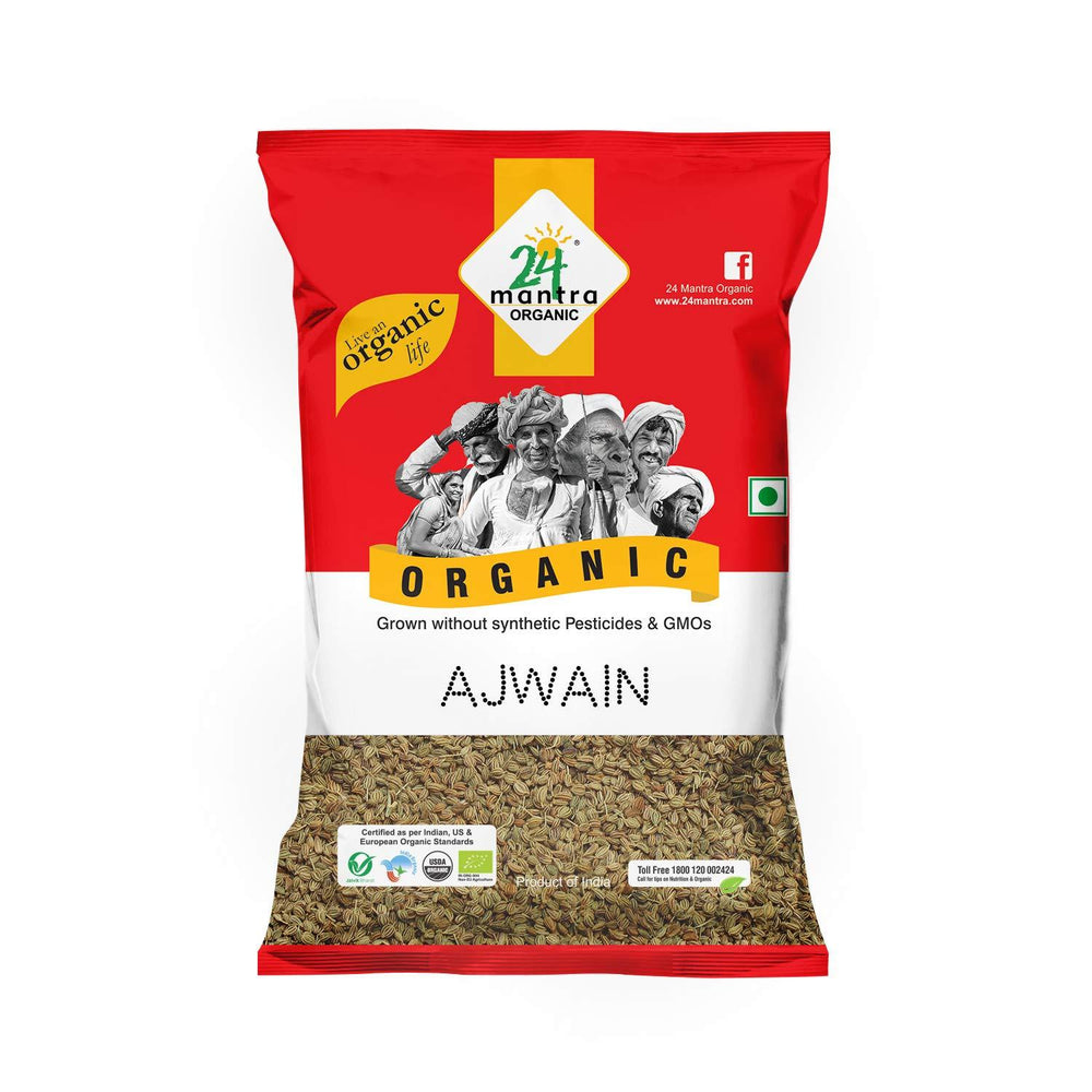 24 Mantra Organic Ajwain Seeds 7 oz - 7 oz - Spices