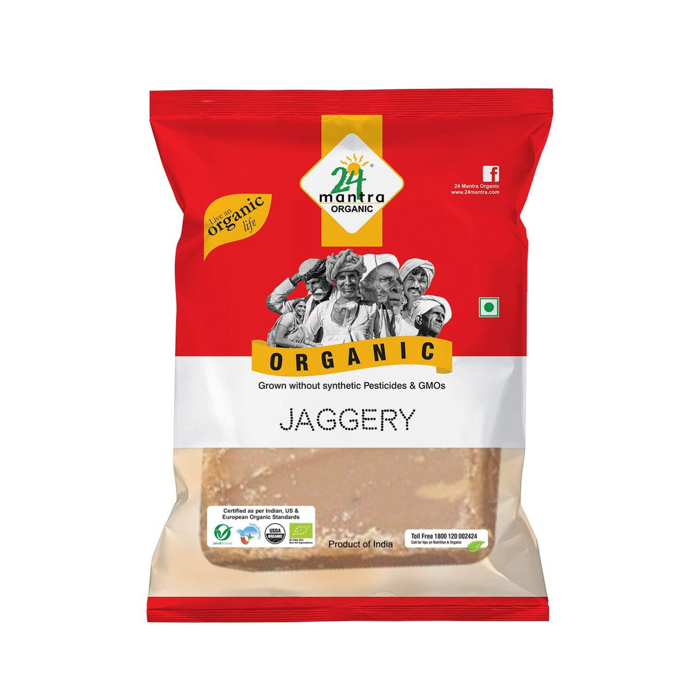 24 Mantra Organic Jaggery Block 1 lb - Jaggery