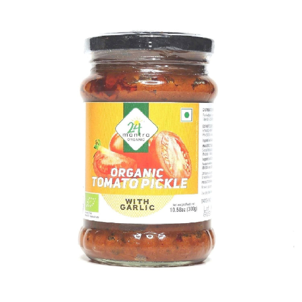 24 Mantra Organic Tomato Pickle 300g - 300 gms - Pickles