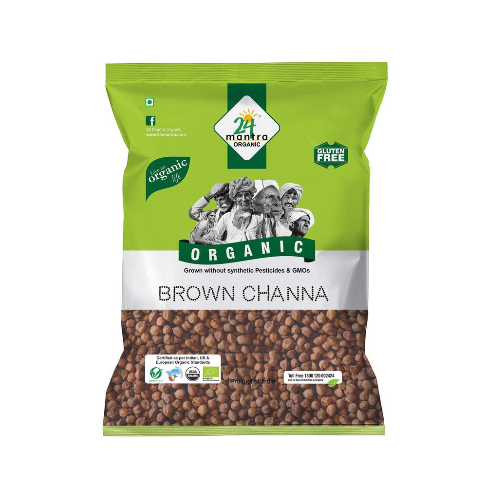 24 Mantra Organic Brown Chana Dal - Dal