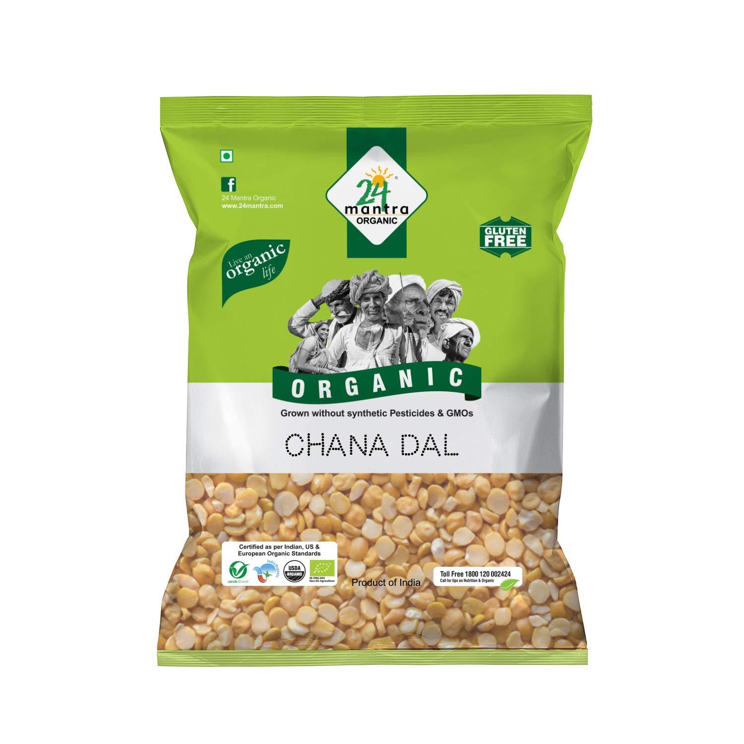 24 Mantra Organic Chana Dal - Dal