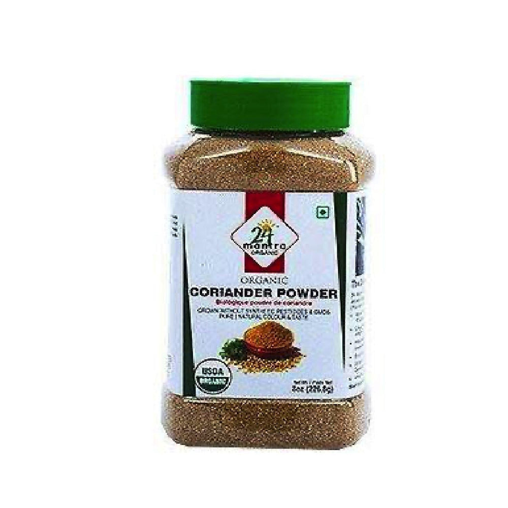 24 Mantra Organic Coriander Powder Jar 8 oz - Herbs & Spices