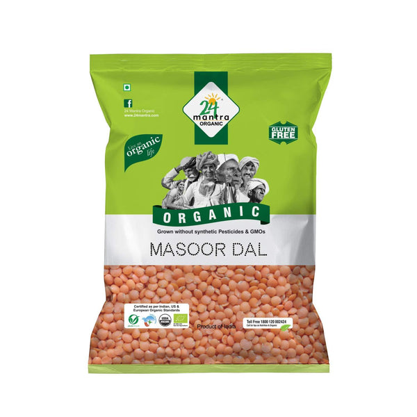 24 Mantra Organic Masoor Dal - Dal