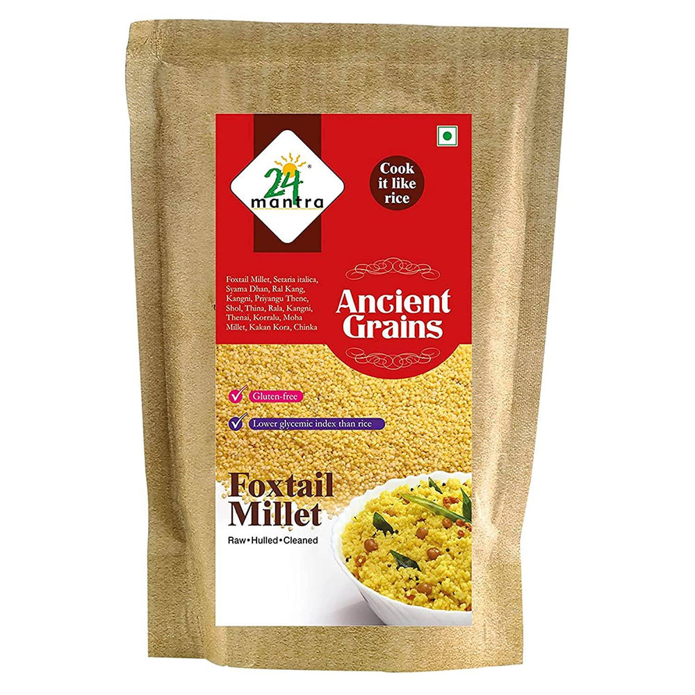 24 Mantra Parboiled Foxtail Millet - 500gms, Pack of 1