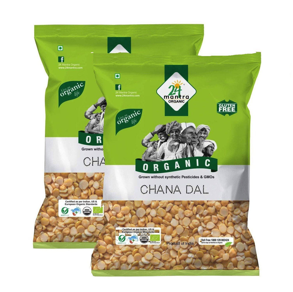 Organic Chana Dal (2 pack) 8 lb - 8 lb - Dal