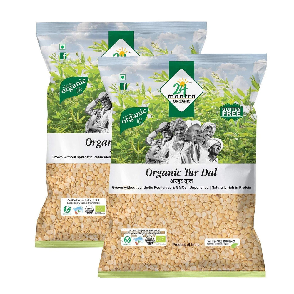 Organic Tur Dal(2 pack) 8 lb - Barley