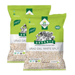 Organic Urad Dal White Split (2 pack) 8 lb - Dal