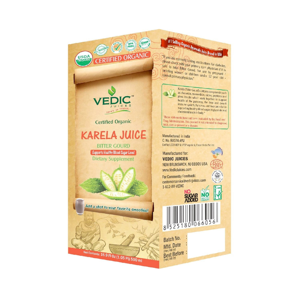 Vedic Organic Karela Juice 1 litre - Juice